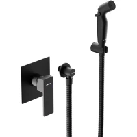 Гигиенический душ Damixa Gala 537510300 со смесителем, черный матовый