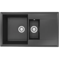 Кухонная мойка Florentina Тоскана 860К 17.055.D0860.302 86x51 см, антрацит