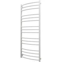 Полотенцесушитель электрический Grota Eco Calma 4607118215416 1500x630, ТЭН левый/правый, белый матовый