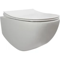 Унитаз подвесной Pestan Fluenta 40006661 безободковый, с сиденьем микролифт, белый