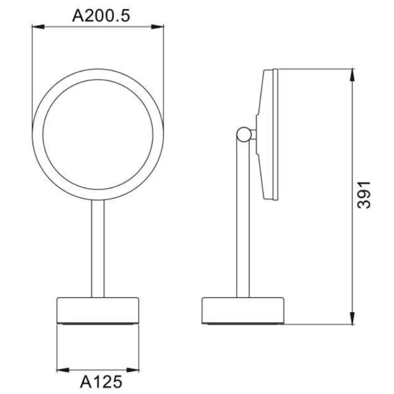 Косметическое зеркало x 5 Java S-M551LB Косметическое зеркало x 5 Java S-M551LB
