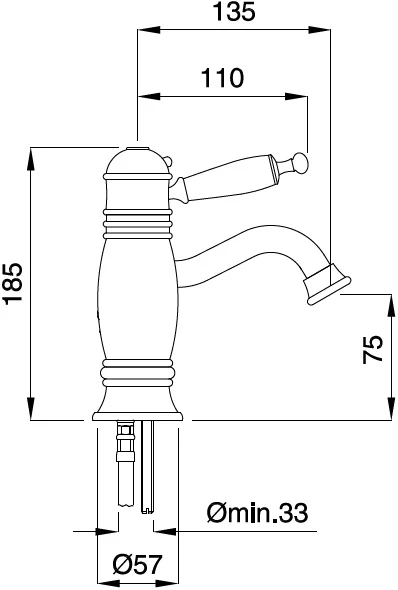 Термостат для раковины Migliore Oxford ML.OXF-6362.BI.CSCR 19219 - фото 2