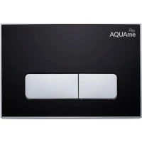 Кнопка смыва AQUAme AQM4104B хром/черный матовый/хром