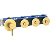 Смеситель для ванны Raglo R20.273.03 встраиваемый, золотой матовый