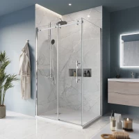 Душевой уголок BelBagno Marino MARINO-AH-1-120/90-C-Cr 120x90 см, профиль хром, стекло прозрачное