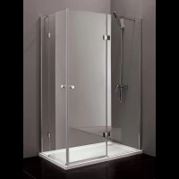 Душевой уголок Cezares Verona 120x100 см текстурное стекло VERONA-W-AH-2-120/100-P-Cr-R