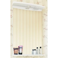 Зеркало 60x72 см белый матовый Sanflor Софи C02654