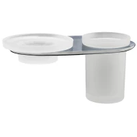 Стакан с мыльницей WasserKRAFT Kammel K-8326 