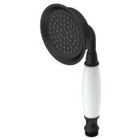 Душевая лейка Wonzon & Woghand WW-88SC07-MB 99 мм, 1 режим, черный матовый