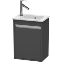 Тумба графит матовый 40 см Duravit Ketho KT6417R4949