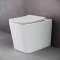 Приставной безободковый унитаз с сиденьем микролифт Ceramica Nova Cubic CN1809 - 1