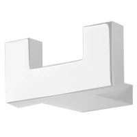 Крючок 3SC SK 3.0 SK12BO двойной, для ванны, белый матовый