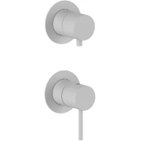 Смеситель для ванны Mariani Next B37173NSPP3WB встраиваемый, белый матовый