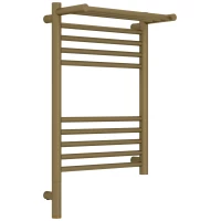 Полотенцесушитель электрический Сунержа Богема с полкой 3.1 032-6006-6040 600x400, МЭМ левый, золотой матовый