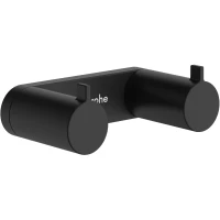 Крючок Hansgrohe AddStoris S 41785670 двойной, для ванны, черный матовый