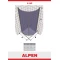 Душевой уголок Alpen Alpina Quadrant 94x94 см прозрачное стекло A160N-100 - 2
