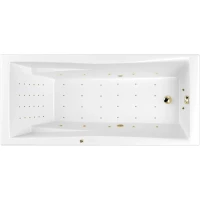 Акриловая ванна Whitecross Palace 0104.180080.100.NANO.GL 179,5x80 см, с гидромассажем, белый