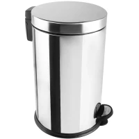 Мусорное ведро Fixsen Hotel FX-34024N 8л, с педалью, хром