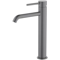 Смеситель для раковины Aquatek Европа AQ1304BGM без донного клапана, оружейная сталь матовый