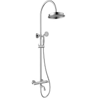 Душевая система Lemark Pushkin LMF-8626B-C 228 мм, со смесителем, хром