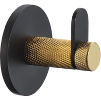 Крючок Savol S-002153HB для ванны, золотой/черный матовый