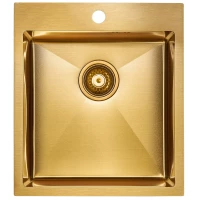 Кухонная мойка Paulmark Favor золотой матовый PM214551-BG