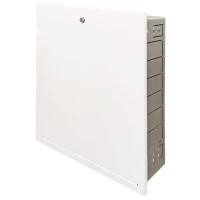 Шкаф коллекторный встраиваемый 406x670-760x125-195 Uni-fitt ШРВ-0 482G0000