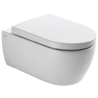 Унитаз подвесной SSWW CT2019V с сиденьем микролифт, белый