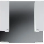 Изображение товара зеркальный шкаф 98x98,2 см белый глянец belux модена в 100 ш 4810924220202