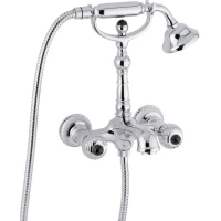 Смеситель для ванны Emmevi The One Cloe 98011SWNE/CR с душевым гарнитуром, хром