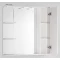 Зеркальный шкаф 80x83 см белый глянец Style Line Панда Фьюжн ЛС-00000080 - 3
