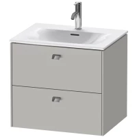 Тумба бетонно-серый матовый 62 см Duravit Brioso BR431001007