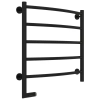 Полотенцесушитель электрический 600x600 черный матовый МЭМ левый Сунержа Галант 2.0 31-5200-6060