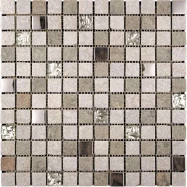 Мозаика Natural Kobe (KBE) KBE-02 (KB11-E02) Стекло, Кварц, Металл 30x30