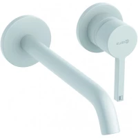 Смеситель для раковины Kludi Nova Fonte Pura 202455315 встраиваемый, без донного клапана, белый матовый