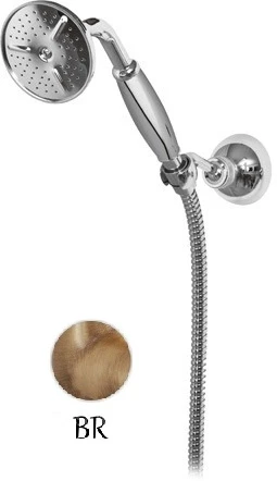 Ручной душ со шлангом 150 см бронза, ручка металл Cezares CZR-KD-02-M