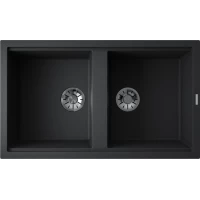 Кухонная мойка Omoikiri Natceramic Kitagawa 86-2-GB 4993492 86x51 см, графит