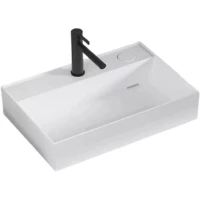 Раковина-чаша CeramaLux 6253R 59x40 см R, накладная, белый