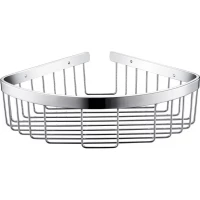 Полка для ванной Grocenberg AC0091CR 21x21 см, угловая, хром
