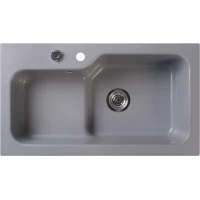 Кухонная мойка Belux SG-REC-HALF-8045 серый сланец 4810924266613
