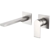 Смеситель для раковины AQG Alpha Two 01ALC180NI встраиваемый, никель