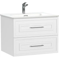 Тумба под раковину Cersanit Classic A69087 58,5 см, подвесная, белый матовый