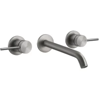 Смеситель для раковины Gessi Gessi316 54194#239 встраиваемый, без донного клапана, нержавеющая сталь