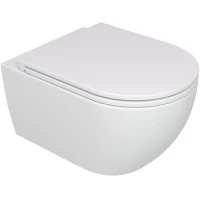 Унитаз подвесной GSG Like LKWCSO001 безободковый, белый матовый