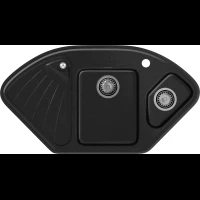 Кухонная мойка GranFest Corner 1040E 103,9x56 см, черный