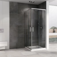 Душевой уголок 100x100 см Abber Schwarzer Diamant AG021005 прозрачное