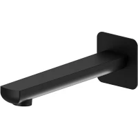 Излив для ванны Newform Haka 72088.01.093 211 мм, черный матовый