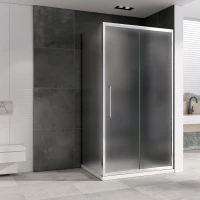 Душевой уголок 110x85 см Abber Schwarzer Diamant AG30110MH-S85M матовое