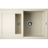 Кухонная мойка Omoikiri Tetogranit Sakaime 78-2-BE 4993115 78x50 см, ваниль