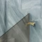 Шторка на ванну MaybahGlass MGV-652-3 70,5 см R, профиль золотой матовый, стекло бронза матовая - 4